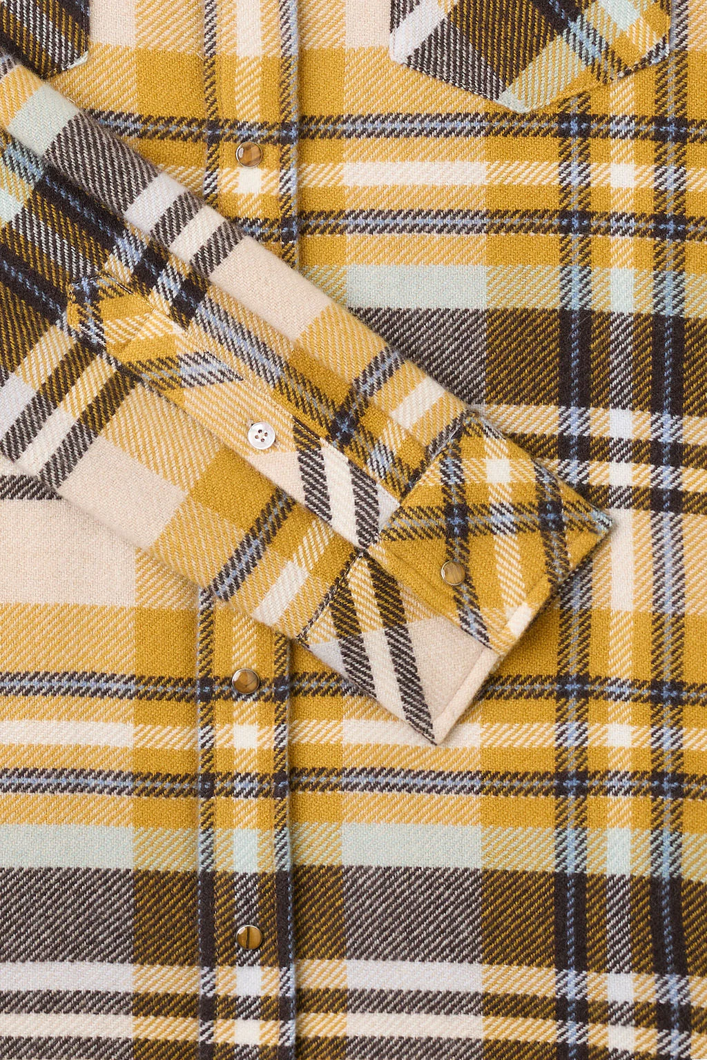 Abundance Tartan Cashmere Shirt - Image 3