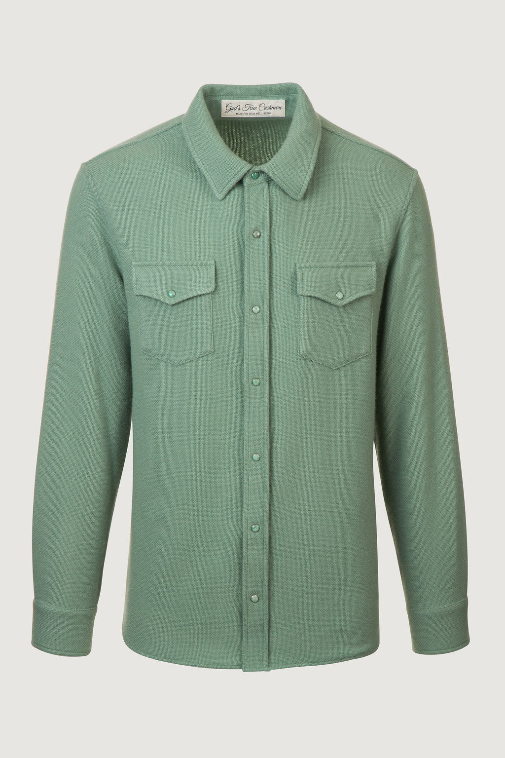Agave Solid Cashmere Shirt