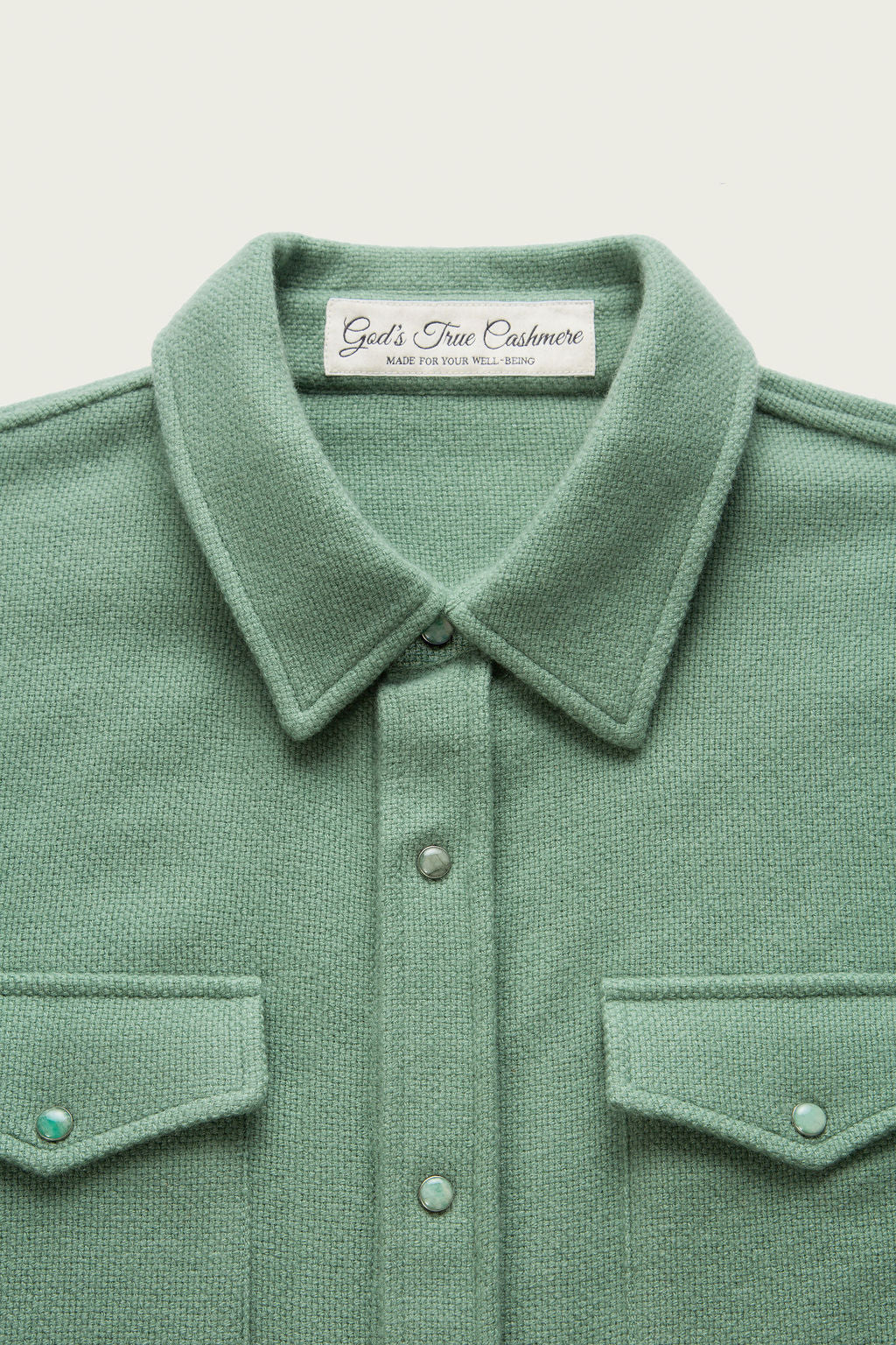 Agave Solid Cashmere Shirt - Image 2