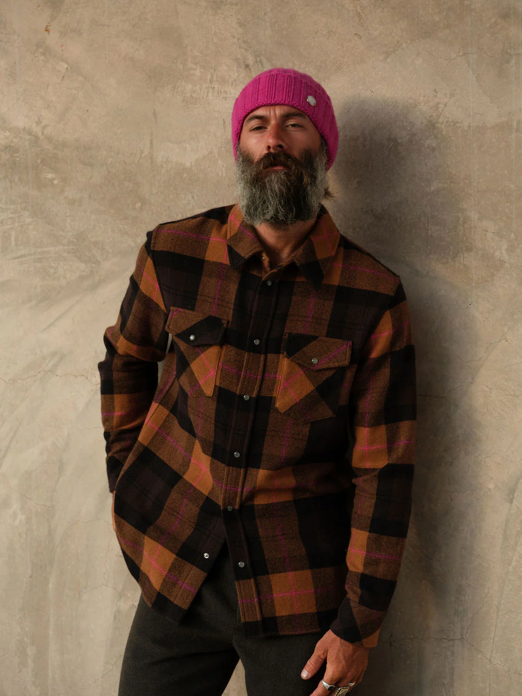 Blackwood Tartan Cashmere Shirt - Image 5