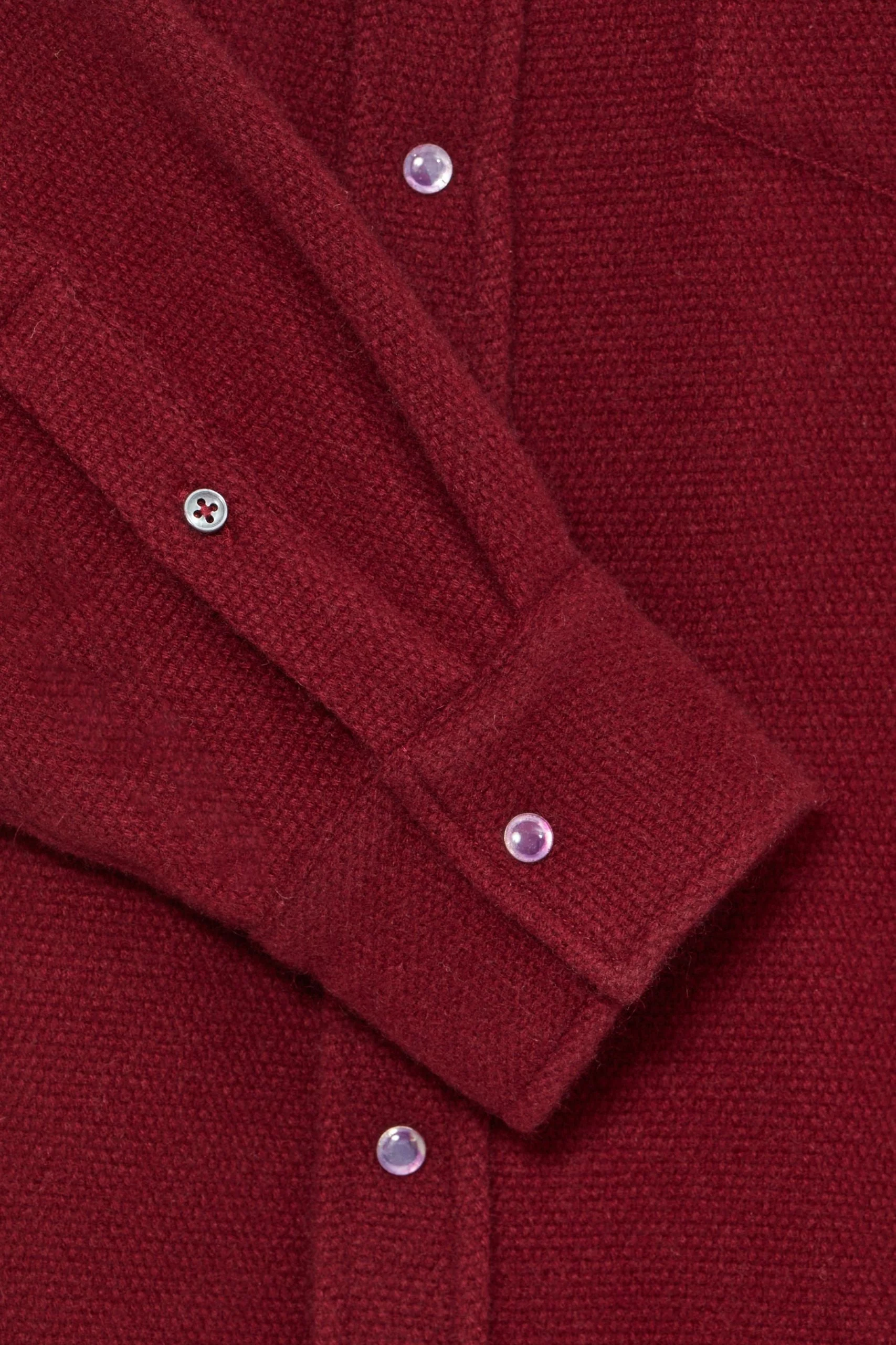 Bordeaux Cashmere Shirt - Image 5