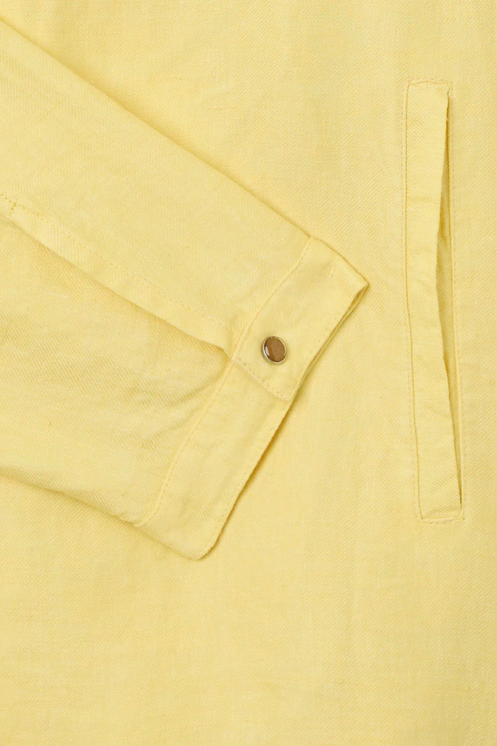 Butter Yellow Linen Anorak - Image 3