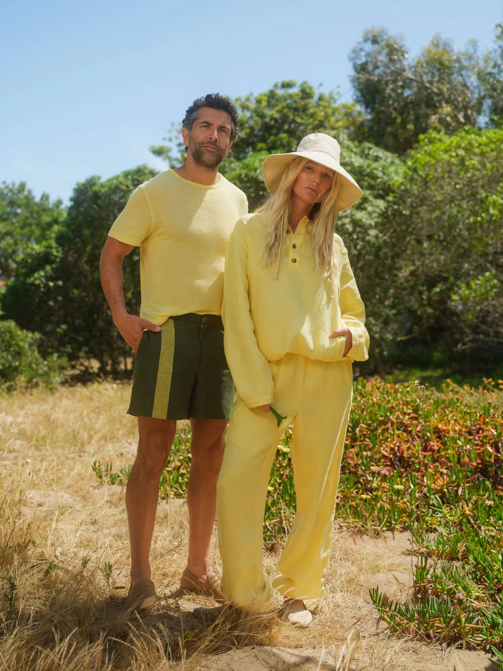 Butter Yellow Linen Anorak - Image 4
