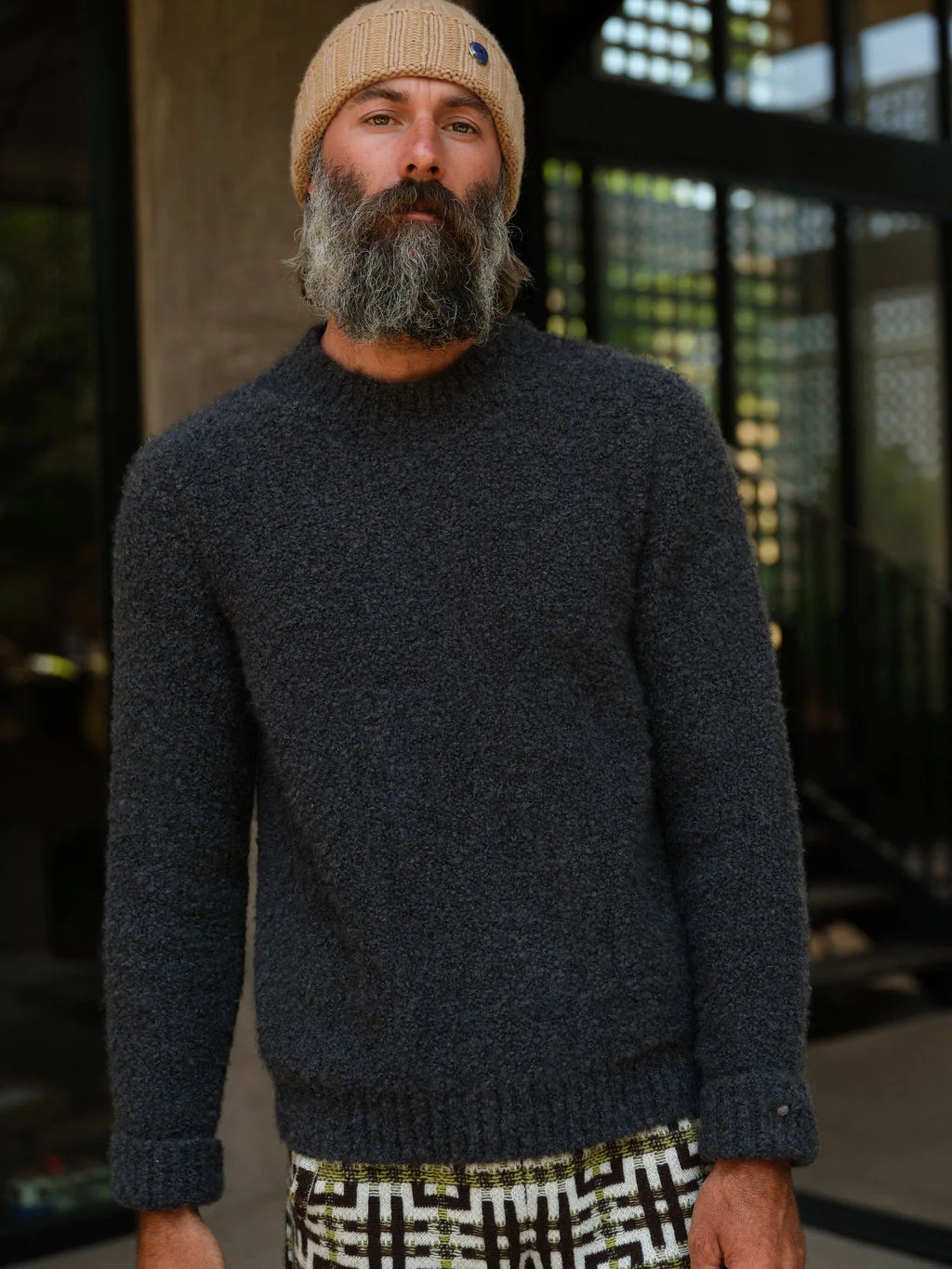 Charcoal Cashmere Cloud Sweater - Image 5