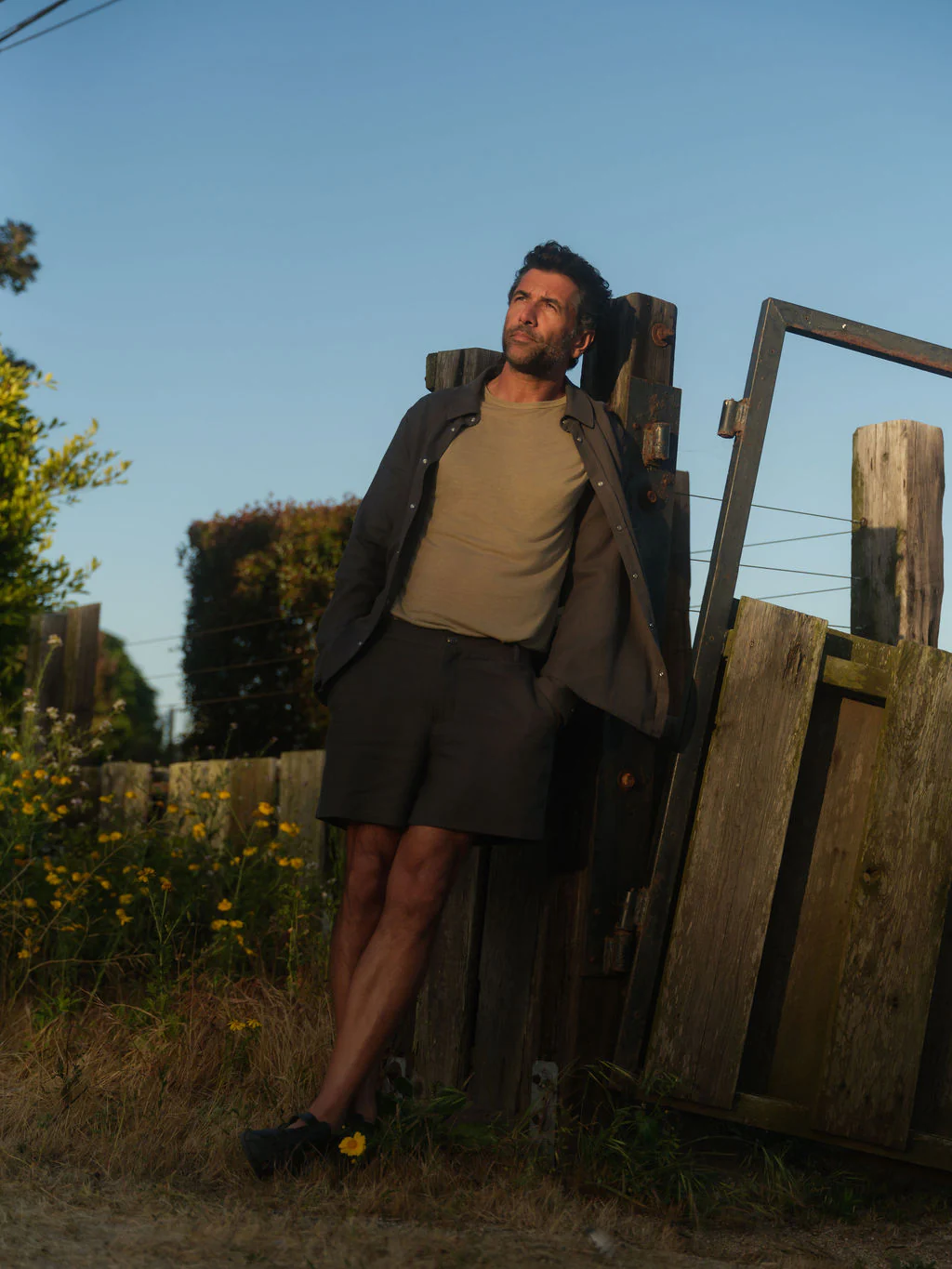 Charcoal Linen Short - Image 4