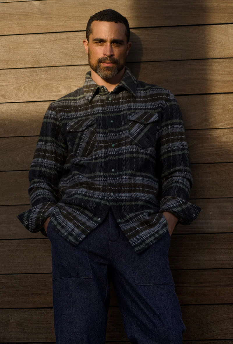 City Plaid Cashmere Shirt - Image 6