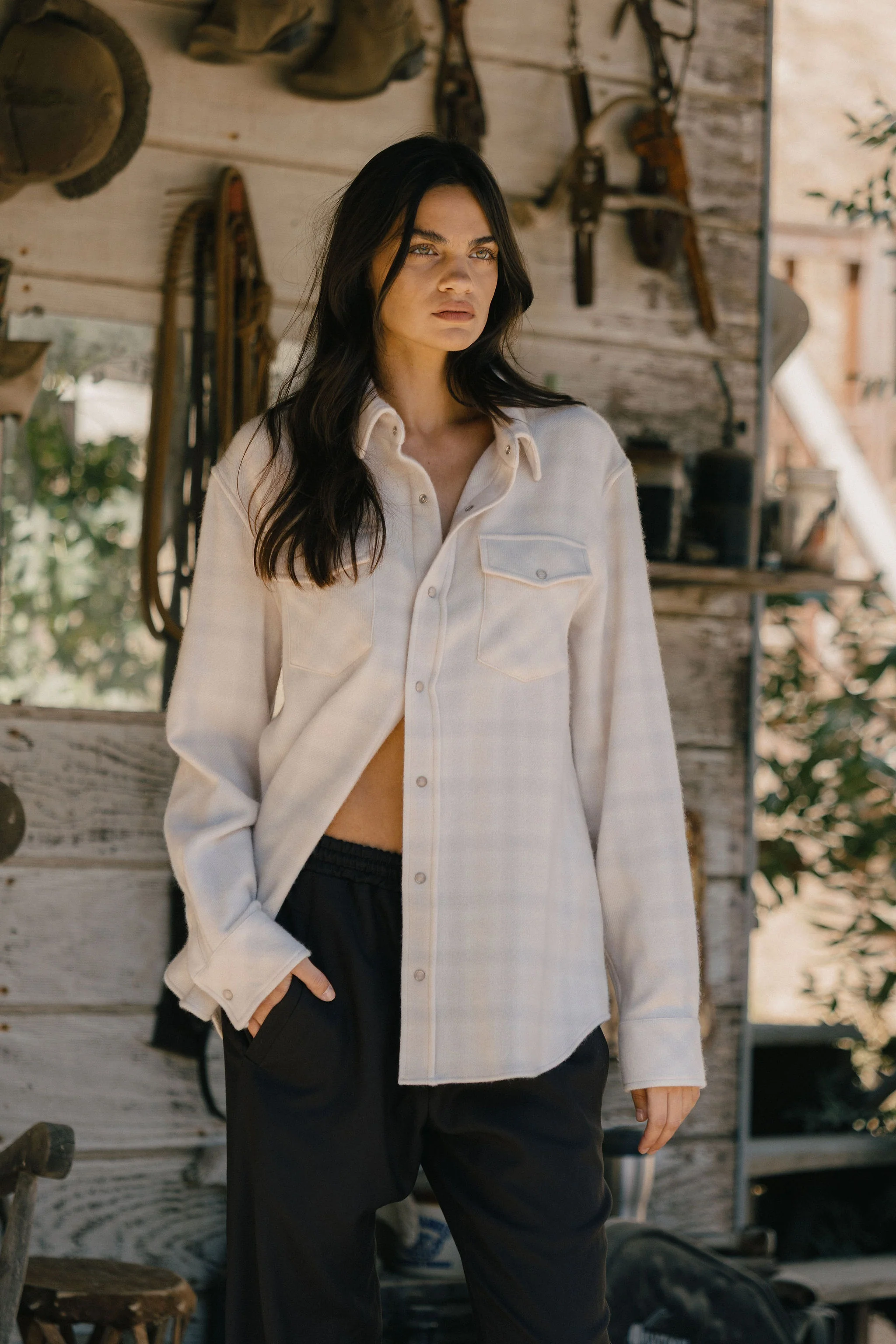 Clarity Ombre Cashmere Shirt - Image 4
