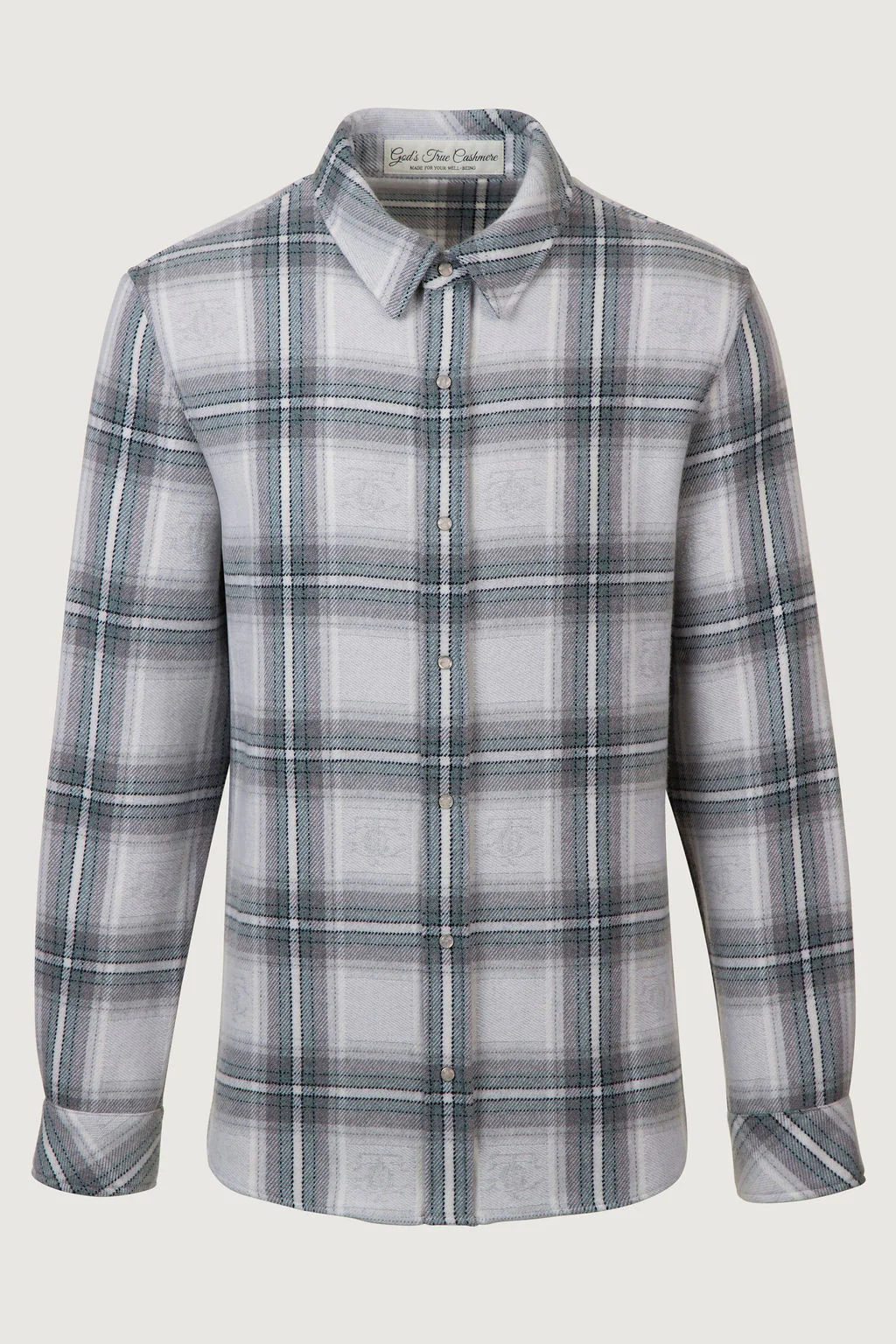 Cloud Light Tartan Cashmere Shirt NP