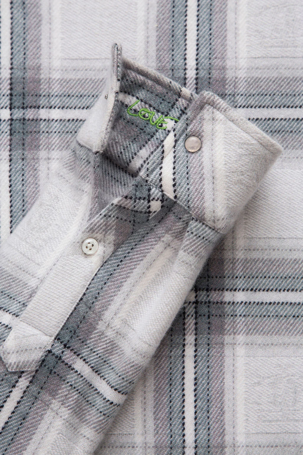 Cloud Light Tartan Cashmere Shirt NP - Image 3
