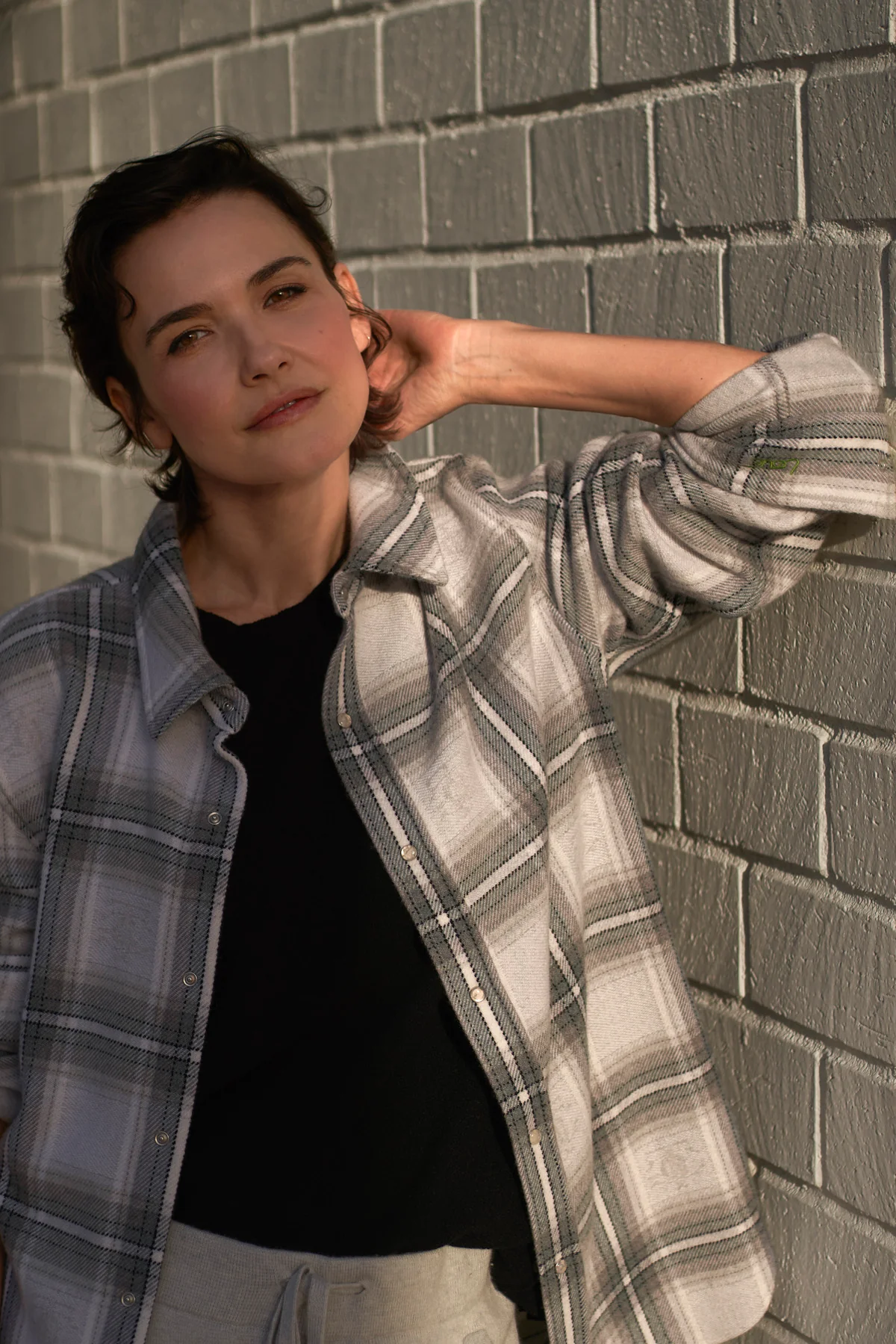 Cloud Light Tartan Cashmere Shirt NP - Image 6