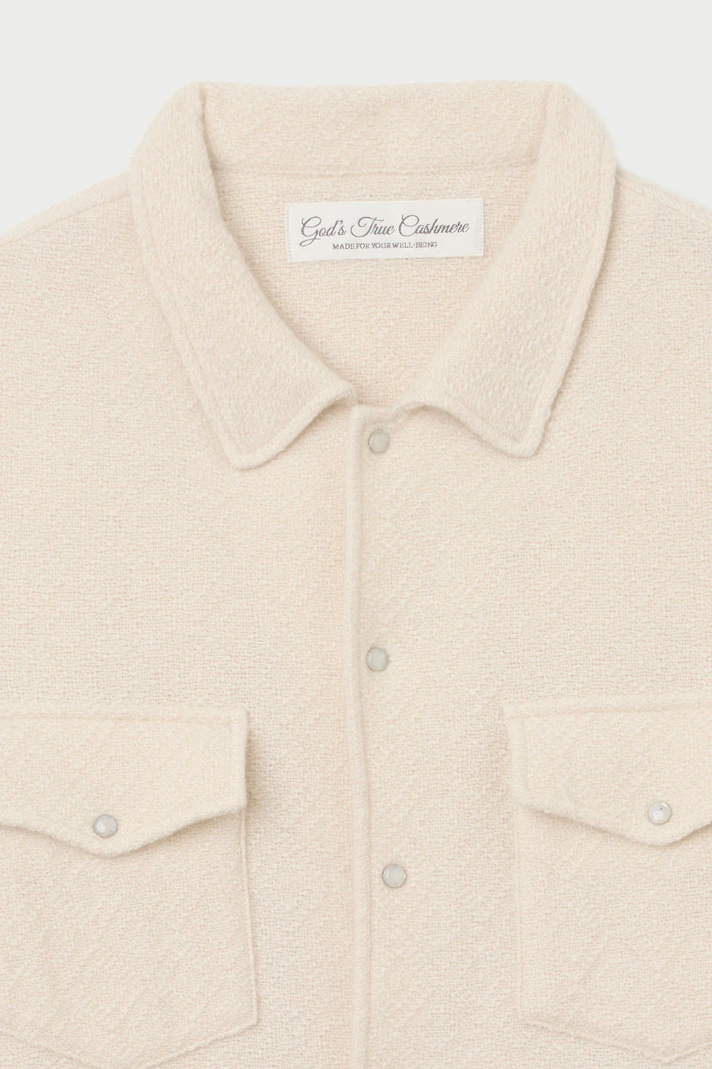 Diamond Cashmere Short Sleeve Shirt - Image 2