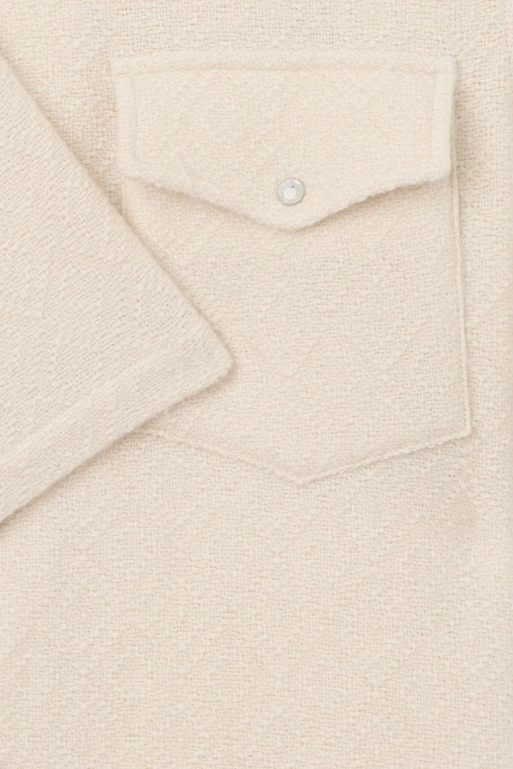 Diamond Cashmere Short Sleeve Shirt - Image 3