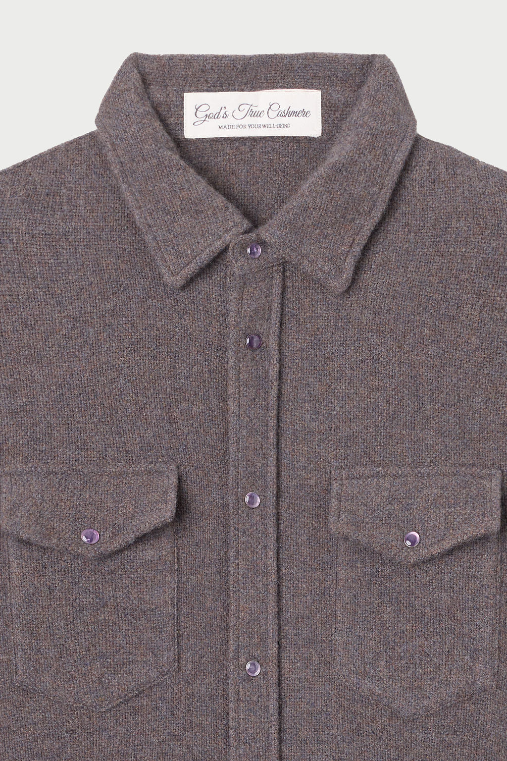 Espresso Cashmere Shirt - Image 2