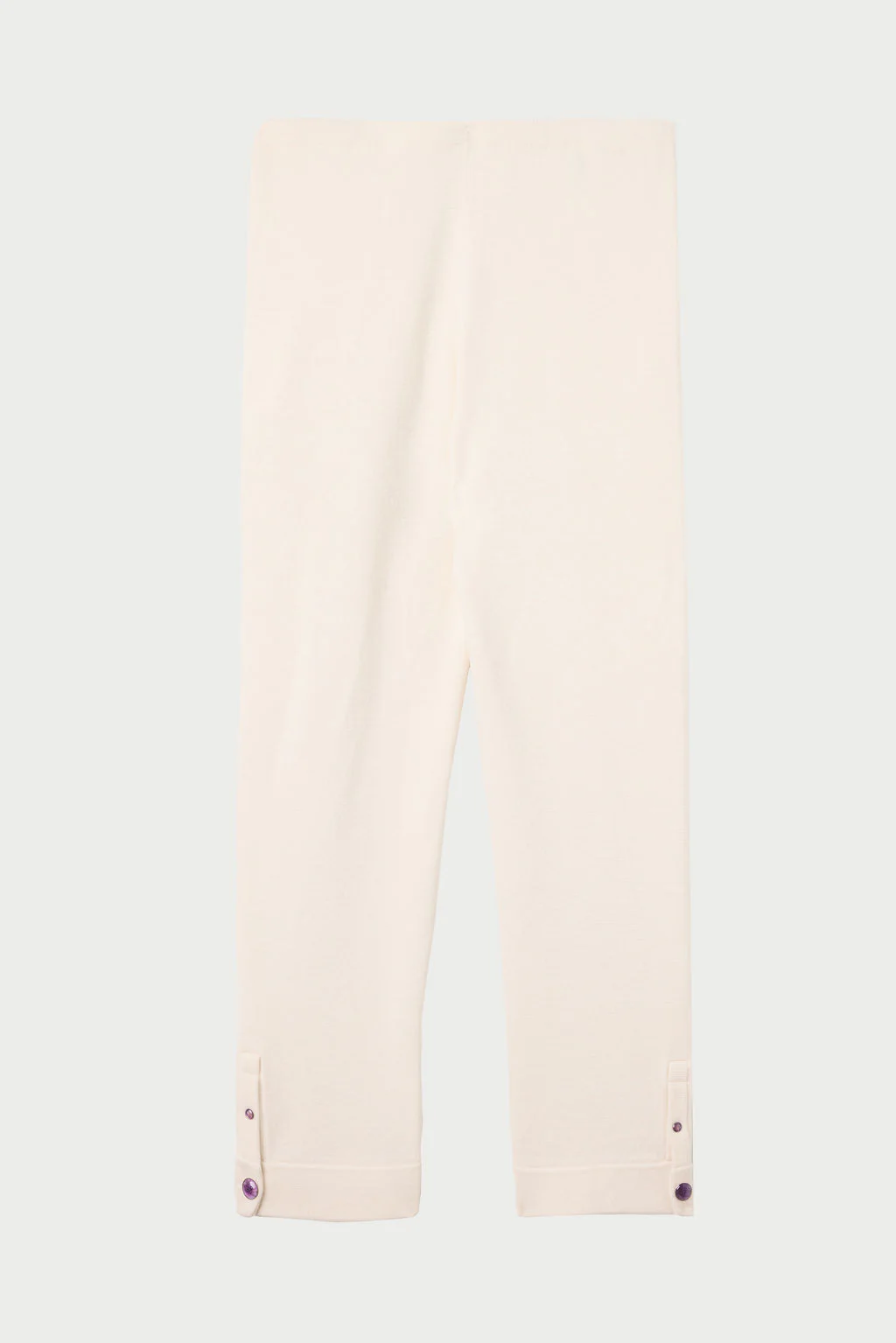 Ivory Cashmere Knit Pant - Image 2