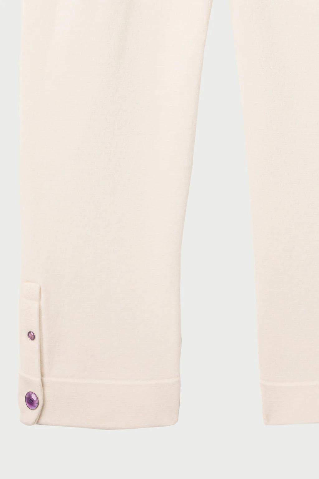 Ivory Cashmere Knit Pant - Image 3