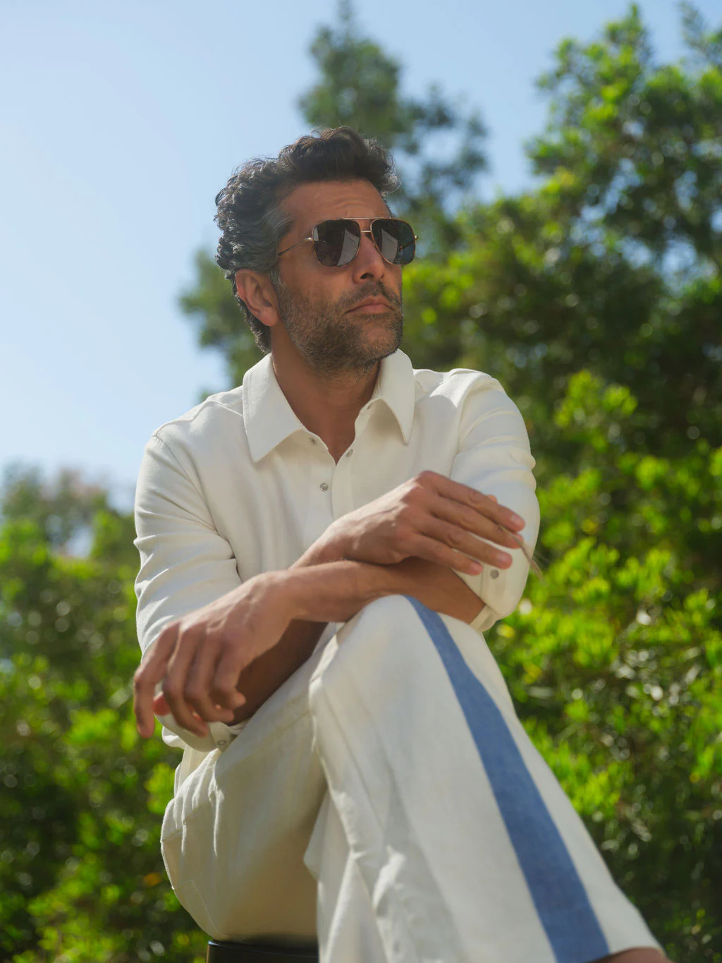 Ivory Linen Shirt - Image 5