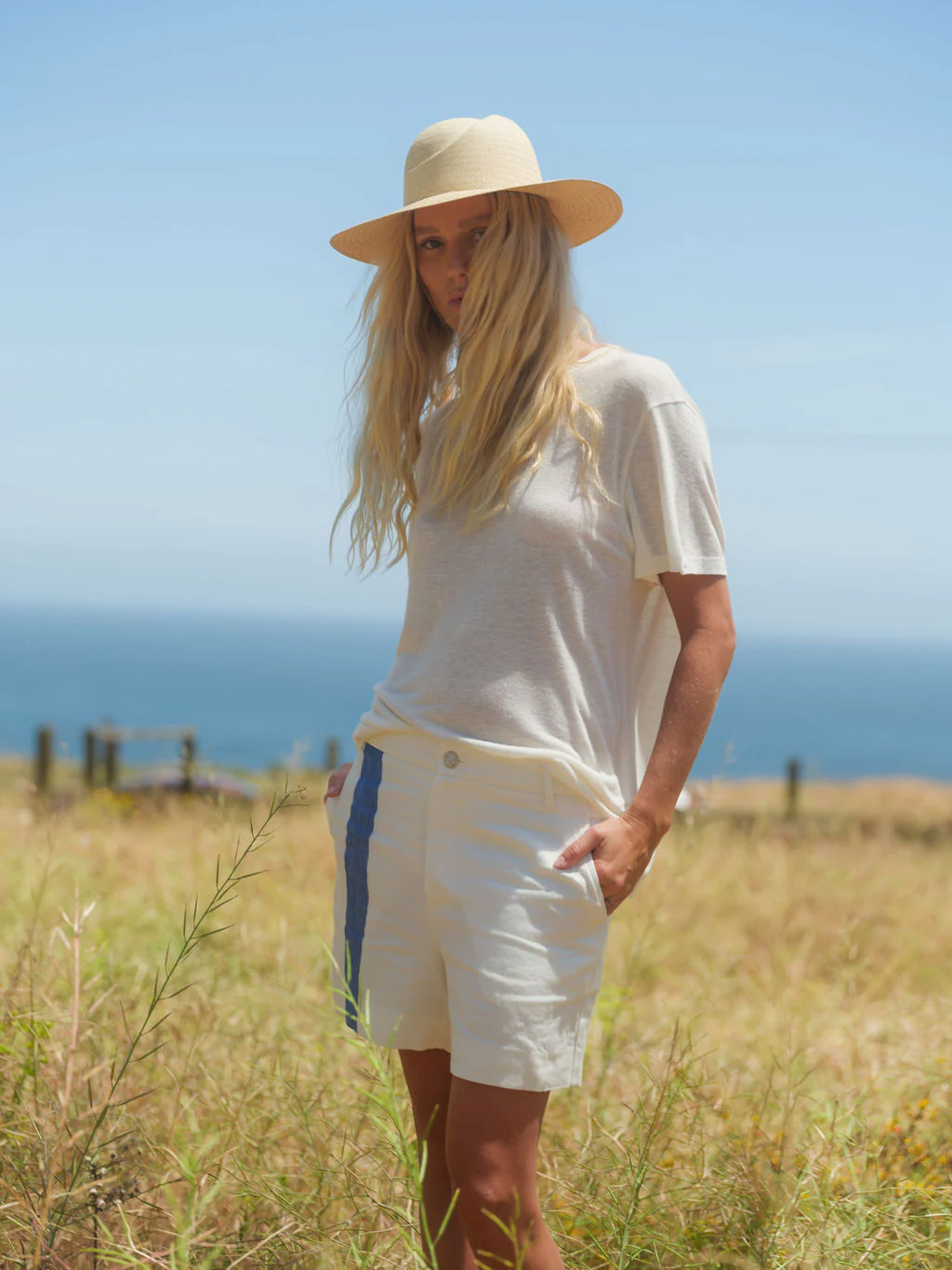 Ivory Racer Linen Short - Image 3