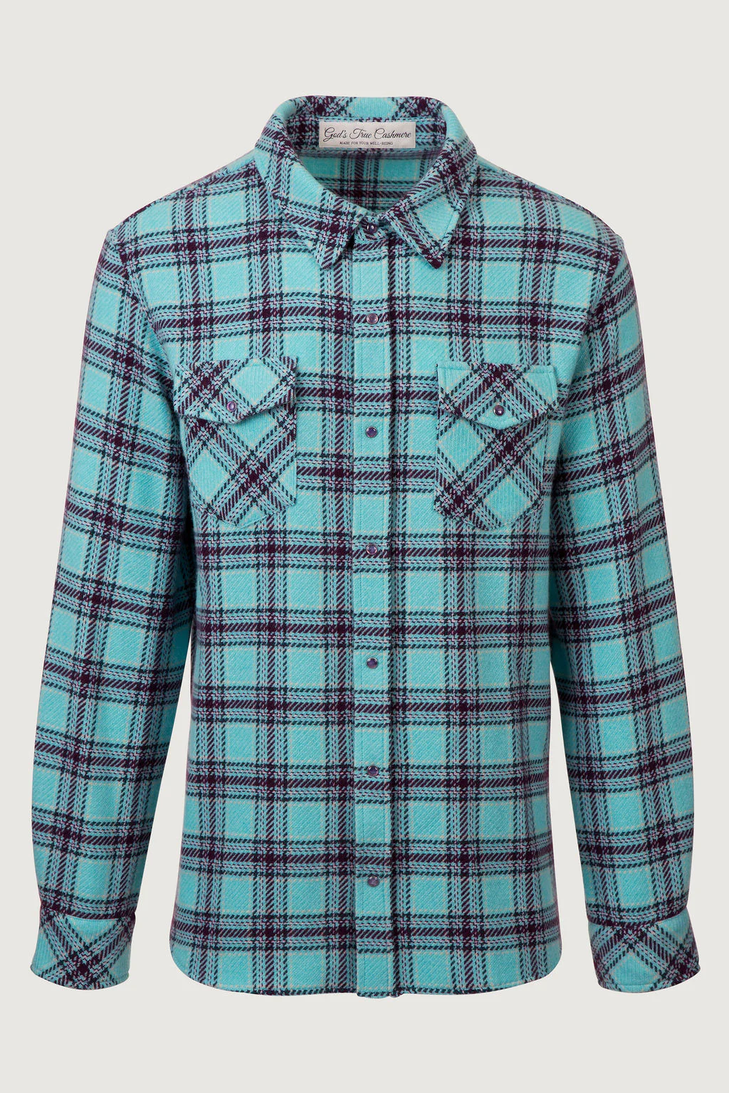 Lagoon Tartan Cashmere Shirt