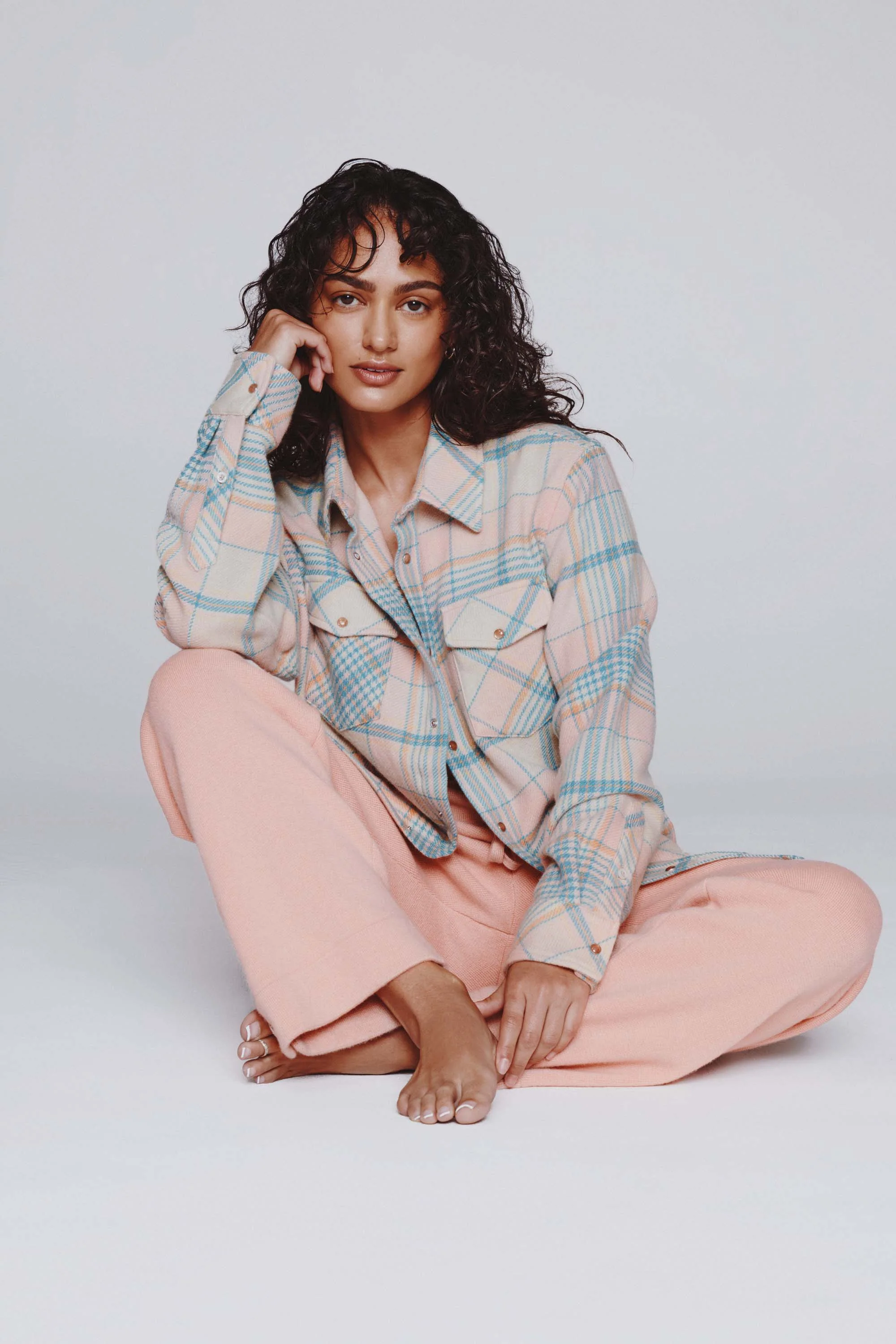Lover Tartan Cashmere Shirt - Image 4