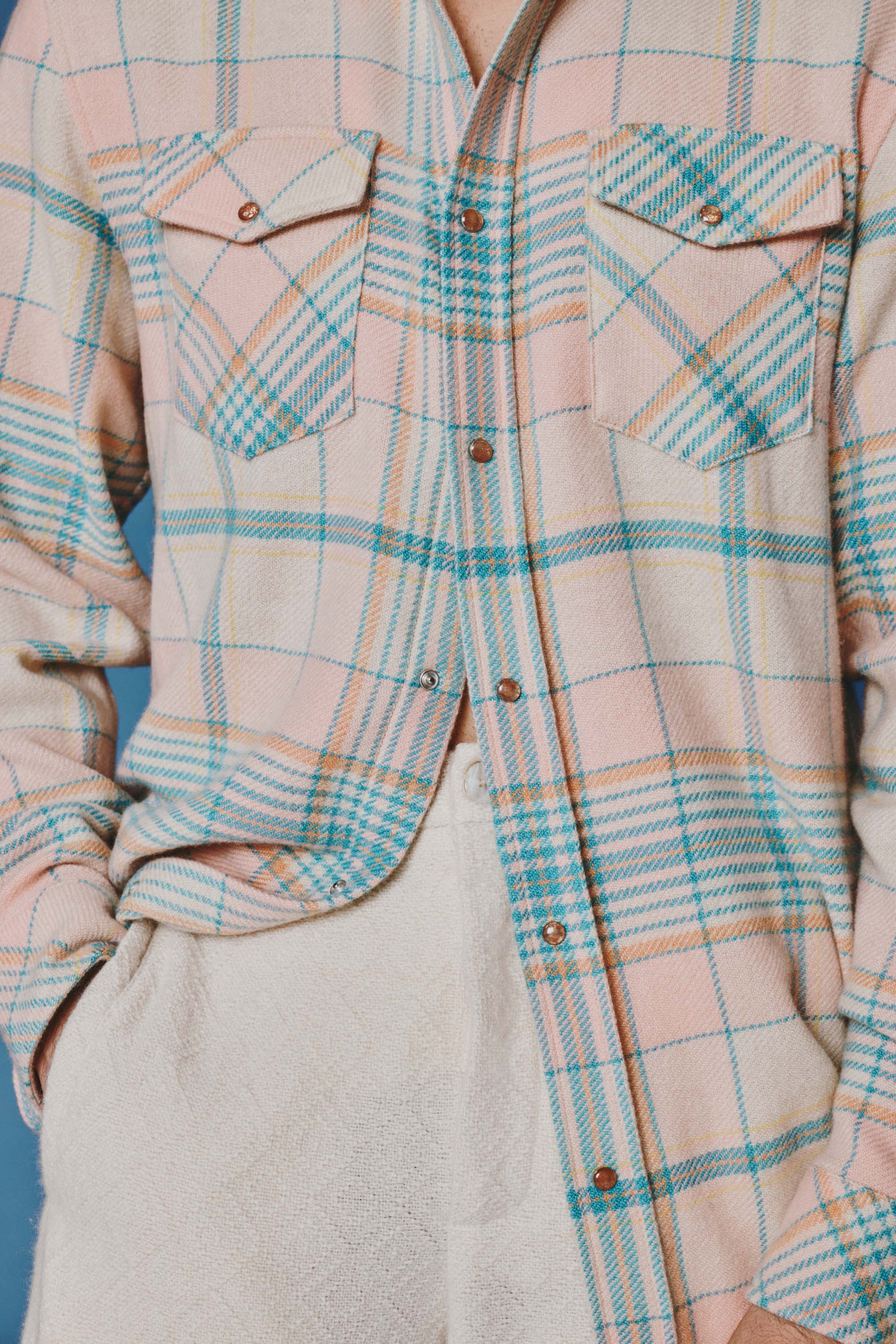 Lover Tartan Cashmere Shirt - Image 6