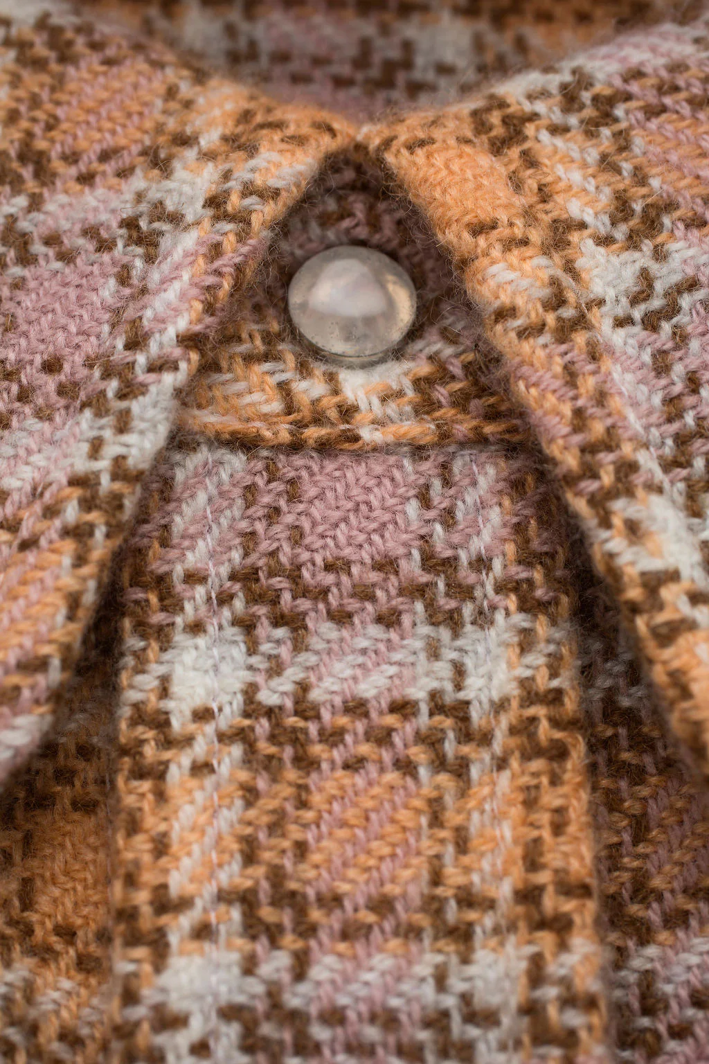 Midnight Rose Plaid Cashmere Shirt - Image 3