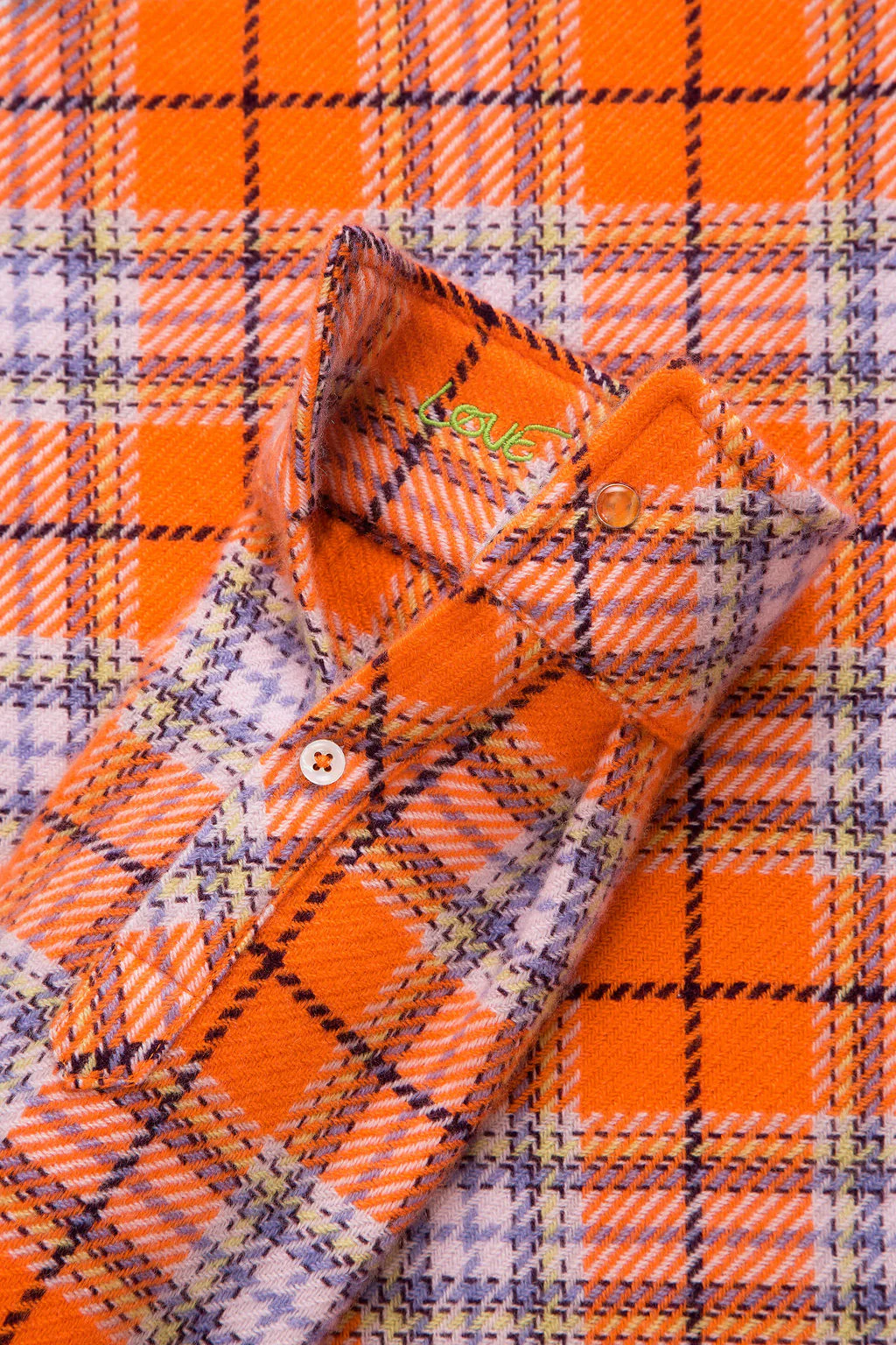 Midnight Sun Tartan Cashmere Shirt - Image 3