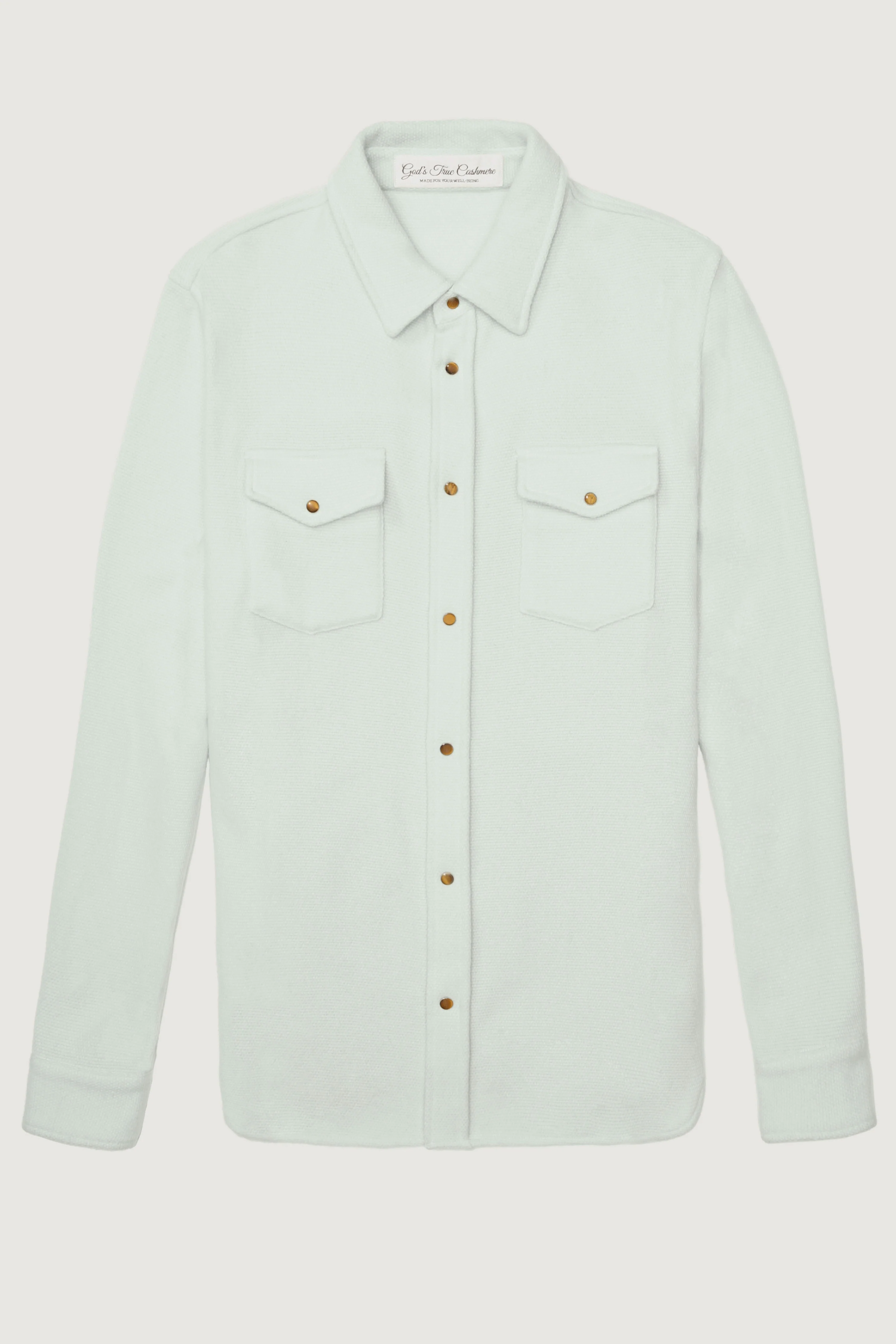 Mint Cashmere Shirt