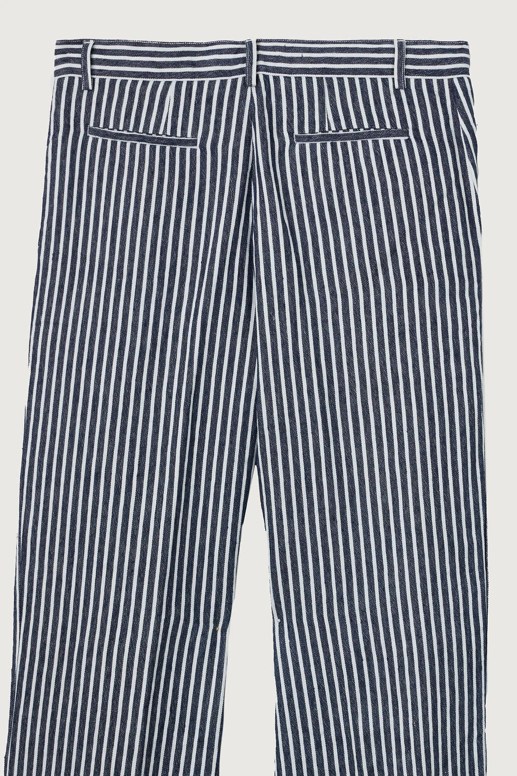 Navy Stripe Linen Pant - Image 3