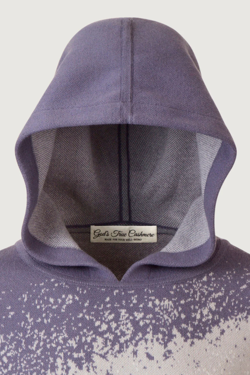 Ocean Knit Ombre Cashmere Hoodie - Image 2