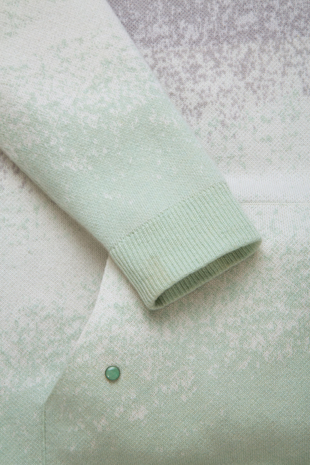 Ocean Knit Ombre Cashmere Hoodie - Image 3