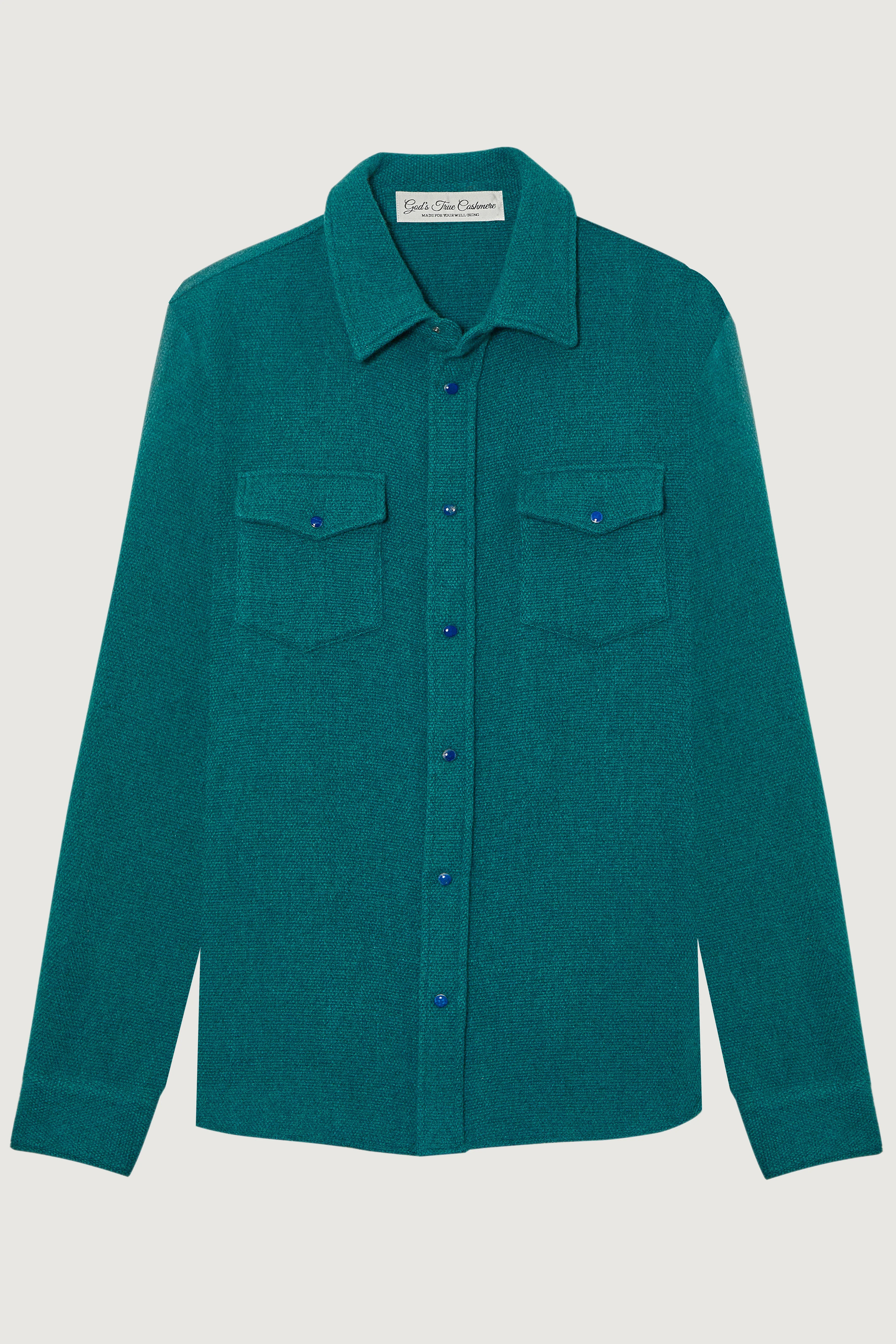 Ocean Cashmere Shirt - Image 2