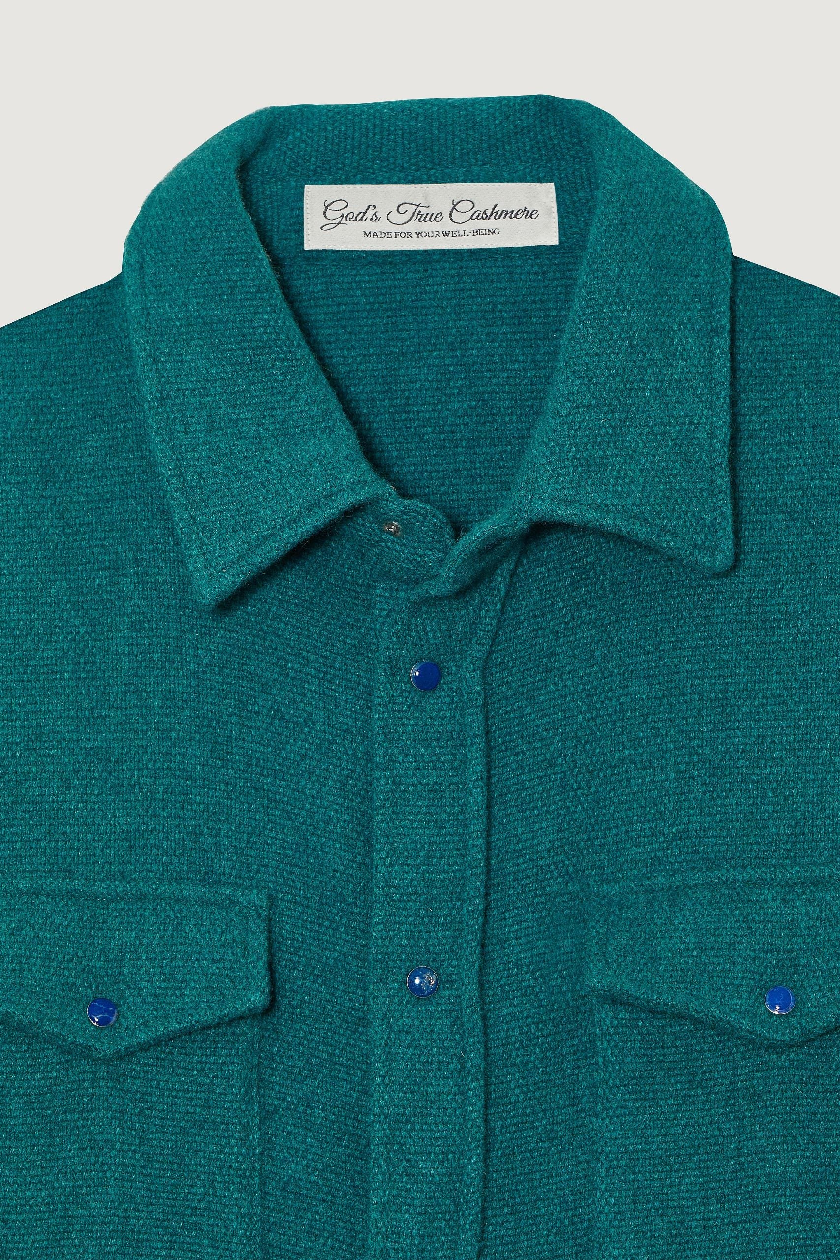 Ocean Cashmere Shirt - Image 3