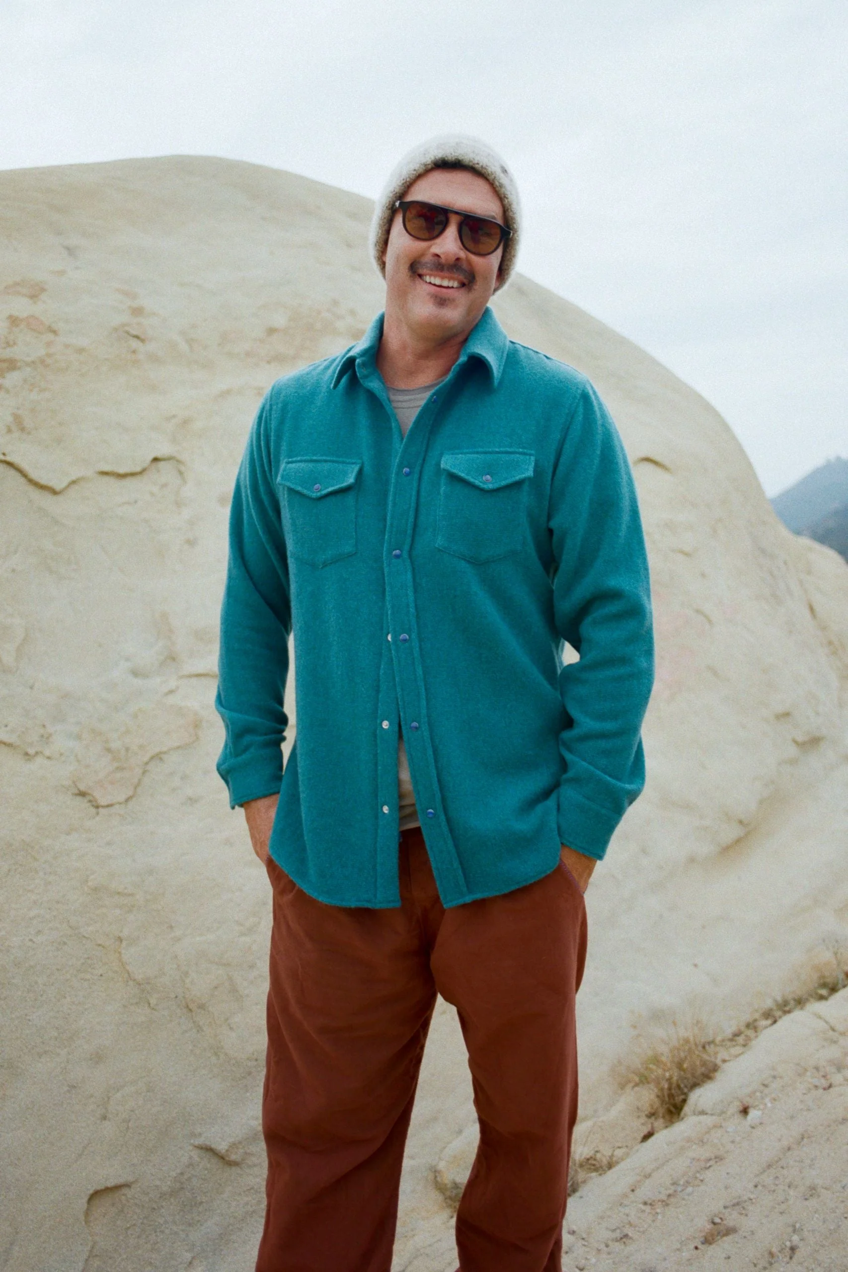 Ocean Cashmere Shirt - Image 6