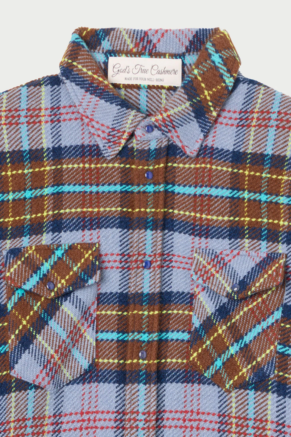 Stone Jeans Tartan Cashmere Shirt - Image 2