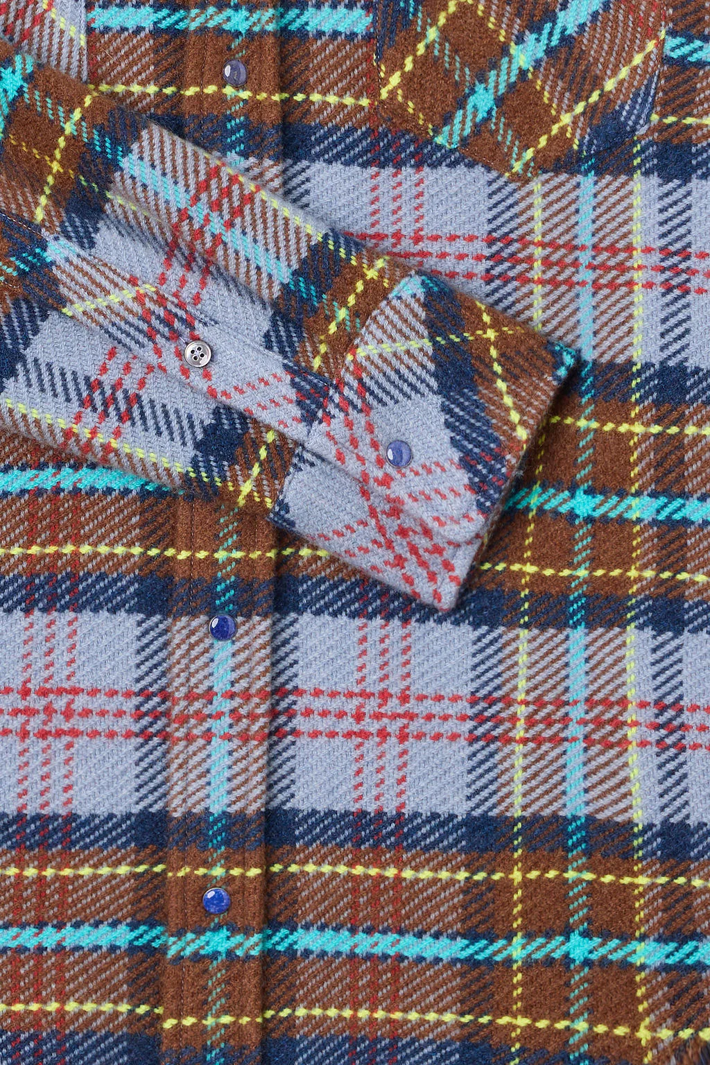 Stone Jeans Tartan Cashmere Shirt - Image 3