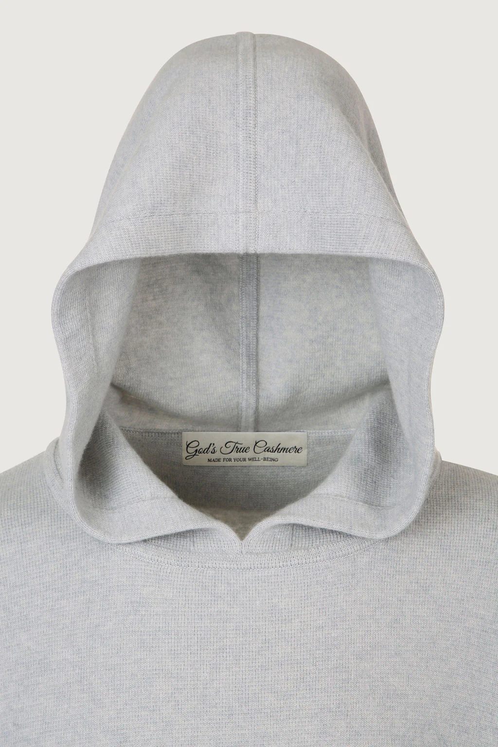 Zinc Knit Cashmere Hoodie - Image 2