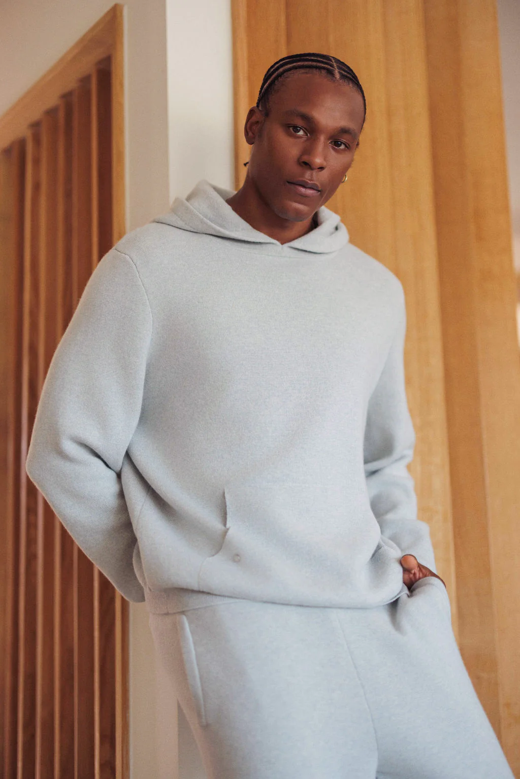 Zinc Knit Cashmere Hoodie - Image 5